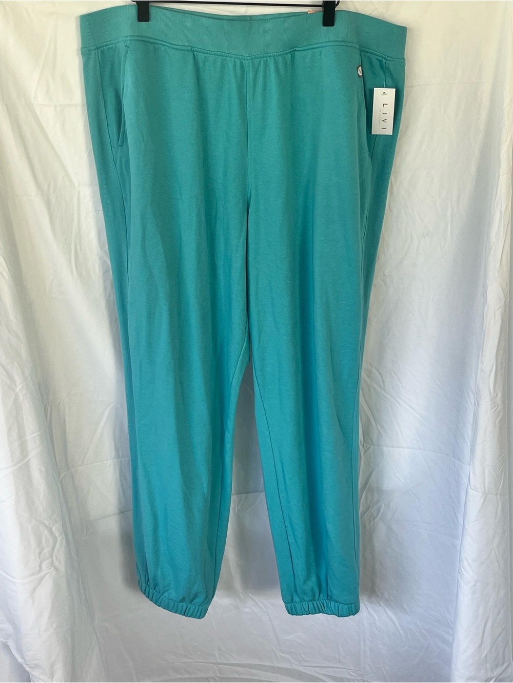 Livi Teal Jogger Pants size 22/24 NWT